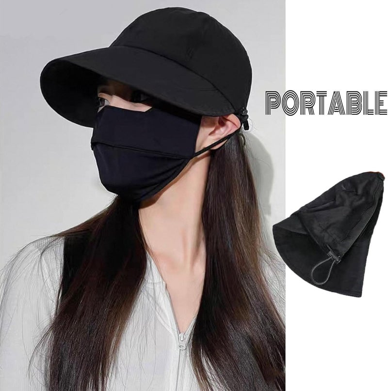 huablo ] UPF 50+ Womens Sun Hat Wide Brim Sun Hat UV Protection Hiking Fishing Hats 12P-ZYMao - Image 4